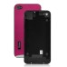 iPhone 4S Brushed Metal Back Cover Replacement - Red