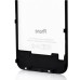 iPhone 4S Clear Glass Back Cover with Black Bezel - Transparent Black