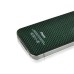 iPhone 4S Dual-Tone Glittering Carbon Fiber Back Cover - Black & Green