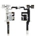 iPhone 4S Earphone Jack and Volume Control Flex Cable - White