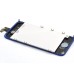 iPhone 4S Electroplated Assembly ( Glass Back Cover + Digitizer LCD Display Screen + Home Button ) - Blue