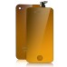 iPhone 4S Electroplated Assembly ( Glass Back Cover + Digitizer LCD Display Screen + Home Button ) - Gold