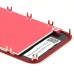 iPhone 4S Electroplated Assembly ( Glass Back Cover + Digitizer LCD Display Screen + Home Button ) - Red