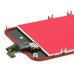 iPhone 4S Electroplated Assembly ( Glass Back Cover + Digitizer LCD Display Screen + Home Button ) - Red