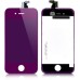 iPhone 4S Electroplated Assembly (Plating Glass Back Cover + Digitizer LCD Display Screen) - Purple