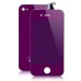 iPhone 4S Electroplated Assembly (Plating Glass Back Cover + Digitizer LCD Display Screen) - Purple