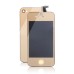 iPhone 4S Electroplated LCD Assembly ( Glass Back Cover + Digitizer LCD Display Screen + Home Button ) - Champagne