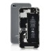 iPhone 4S Iron Back Cover - Grey