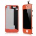 iPhone 4S LCD Assembly (Glass Back Cover + Digitizer Touch Screen + LCD Display + Bezel + Flex Cable) - Bright Orange