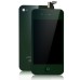 iPhone 4S Semi Electroplated Assembly ( Glass Back Cover + Digitizer LCD Display Screen + Home Button ) - Green