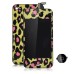 iPhone 4S Yellow Leopard Pattern LCD Assembly ( Glass Back Cover + Touch Screen Digitizer + LCD Display Screen + Flex Cable + Frame Bezel + Home Button )