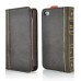 iPhone 4  iPhone 4S Book Style with Card Slots PU Leather Folio Case Cover