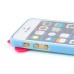 iPhone 5 iPhone 5s Cute Bowknot Frame Bumper Case Cover - Blue