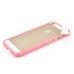 iPhone 5 iPhone 5s Cute Bowknot Frame Bumper Case Cover - Pink