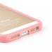 iPhone 5 iPhone 5s Cute Bowknot Frame Bumper Case Cover - Pink