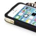 iPhone 5 iPhone 5s Leather Pouch Case Cover with  Lanyard and Headphone Cable Winder - Black