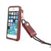 iPhone 5 iPhone 5s Leather Pouch Case Cover with Lanyard and Headphone Cable Winder - Brown