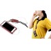 iPhone 5 iPhone 5s Leather Pouch Case Cover with Lanyard and Headphone Cable Winder - Brown