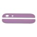 iPhone 5s Colored Top And Bottom Glass Back Cover Housing Replacement Part - Purple