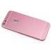 iPhone 6 Pattern Metal Back Cover Housing Replacement with Middle Frame + SIM Card Tray + Side Buttons + Apple Logo for iPhone 5 - Pink