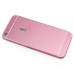 iPhone 6 Pattern Metal Back Cover Housing Replacement with Middle Frame + SIM Card Tray + Side Buttons + Apple Logo for iPhone 5S - Pink