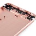 iPhone 6s Pattern Metal Back Cover Housing Replacement SIM Card Tray With  Apple Logo Side Buttons For iPhone 6 4.7 inch - Rose Gold